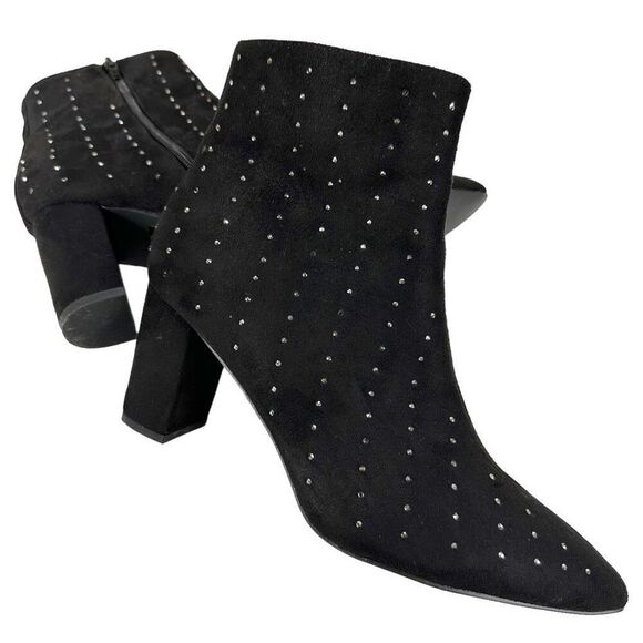 H by Halston Tokyo Women’s Side Zip-up Jeweled Booties - Picture 1 of 10
